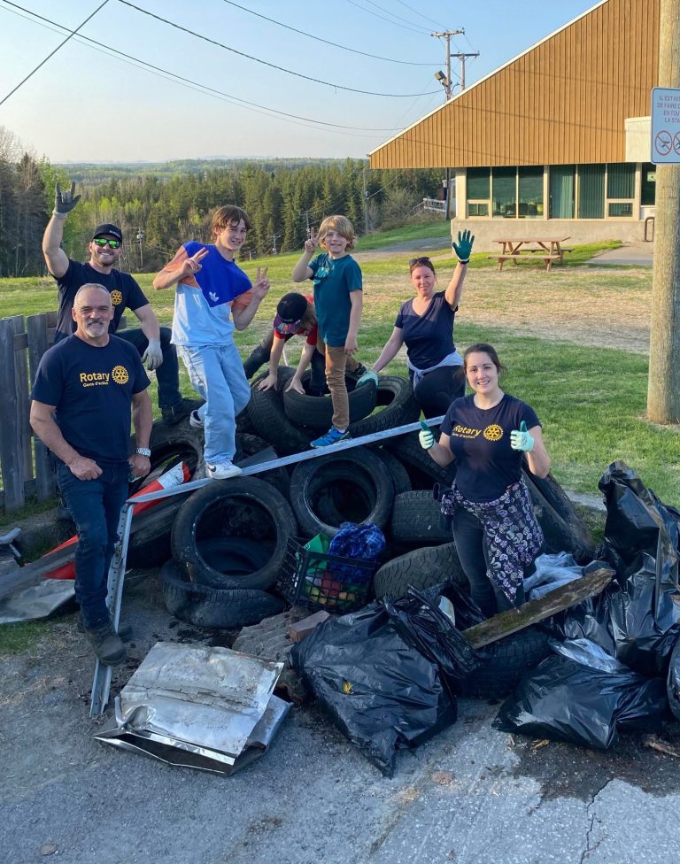 Nettoyage au Mont Fortin